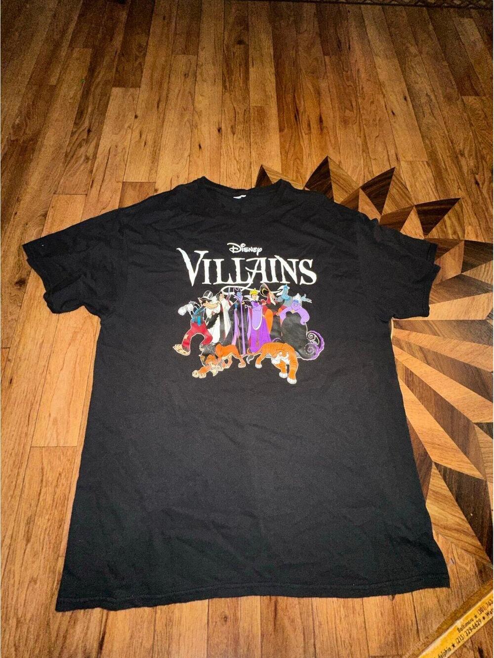 Disney Villains T Shirt Unisex Size Large